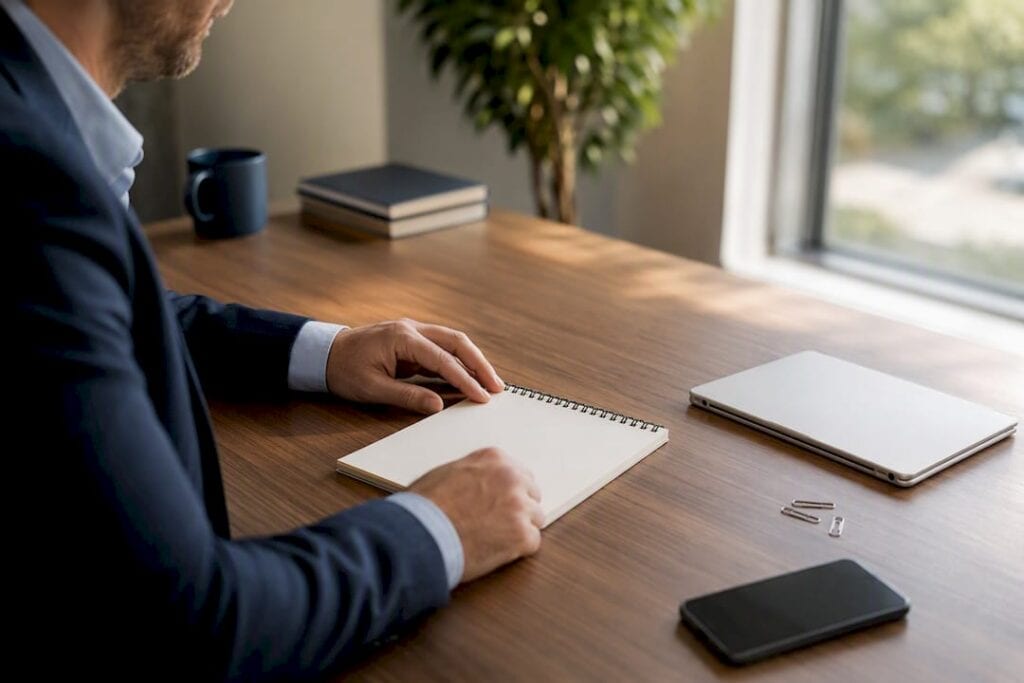 Legal desk with medical malpractice claim tools