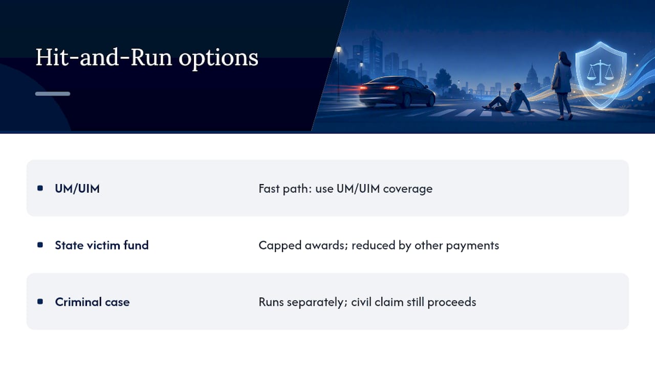 What Happens If the Driver Flees the Scene? — overview diagram