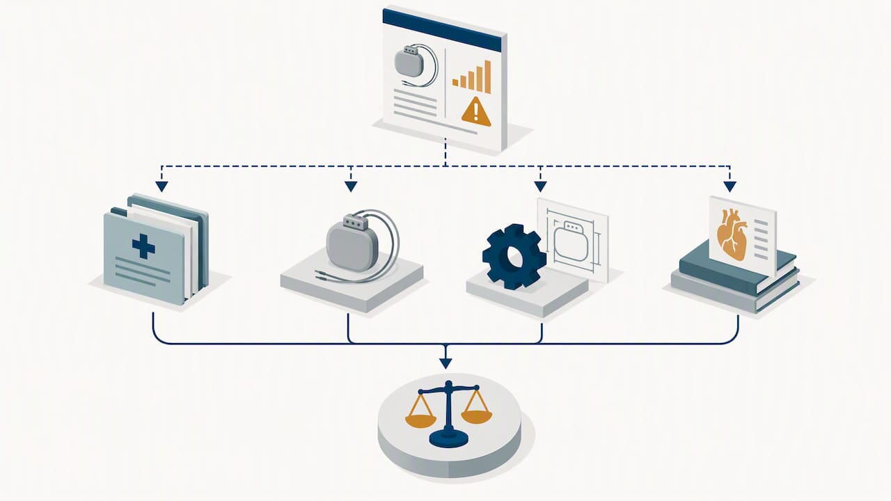 Evidence needed to connect device defect to injury